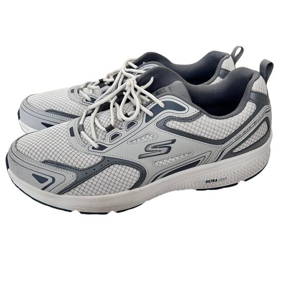 Skechers GOrun Consistent Gray Running Sneakers Sz 13 - Picture 6 of 10